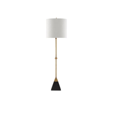 Currey & Company 6000-0078 Recluse Table Lamp in Vintage Brass/Black 3