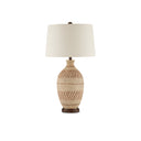 Currey & Company 6000-0088 Faiyum Table Lamp in Tan/Brown/Hand Rubbed Bronze 3