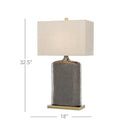 Currey & Company 6000-0094 Musing Table Lamp in Rustic Metallic Bronze 6