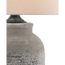 Currey & Company 6000-0149 Quest Table Lamp in Rustic Gray/Aged Black 2