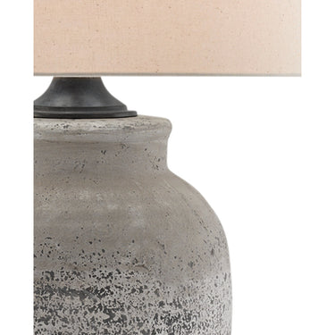 Currey & Company 6000-0149 Quest Table Lamp in Rustic Gray/Aged Black 2