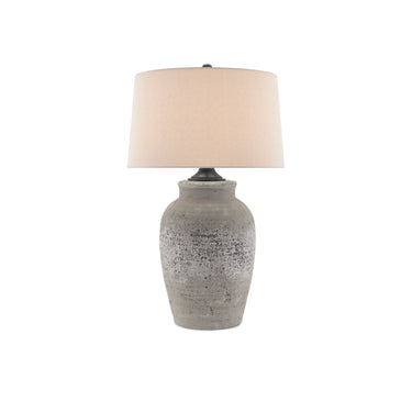 Currey & Company 6000-0149 Quest Table Lamp in Rustic Gray/Aged Black 1