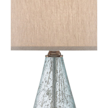 Currey & Company 6000-0181 Optimist Table Lamp in Pale Blue Speckle 2