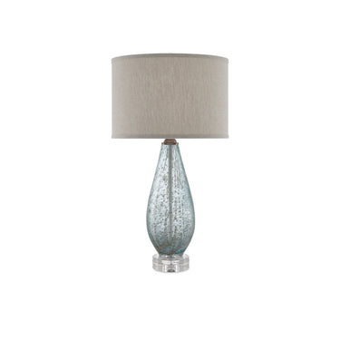 Currey & Company 6000-0181 Optimist Table Lamp in Pale Blue Speckle 3