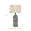 Currey & Company 6000-0208 Stargazer Table Lamp in Celadon Crackle/Gray 4