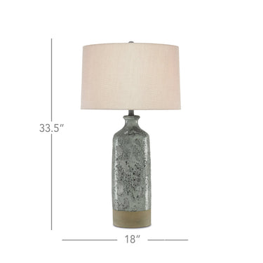 Currey & Company 6000-0208 Stargazer Table Lamp in Celadon Crackle/Gray 4