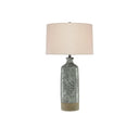 Currey & Company 6000-0208 Stargazer Table Lamp in Celadon Crackle/Gray 1