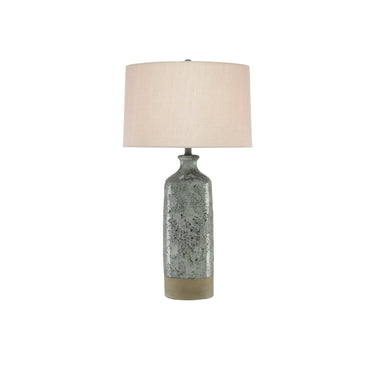 Currey & Company 6000-0208 Stargazer Table Lamp in Celadon Crackle/Gray 1