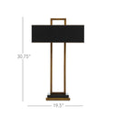 Currey & Company 6000-0209 Otto Table Lamp in Antique Brass/Oil Rubbed Bronze 5