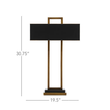 Currey & Company 6000-0209 Otto Table Lamp in Antique Brass/Oil Rubbed Bronze 5