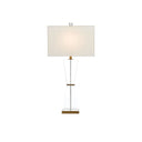 Currey & Company 6000-0210 Laelia Table Lamp in Clear/Antique Brass 3