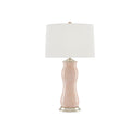 Currey & Company 6000-0236 Ondine Table Lamp in Blush/Silver Leaf 3