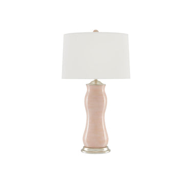 Currey & Company 6000-0236 Ondine Table Lamp in Blush/Silver Leaf 3