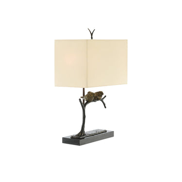Currey & Company 6000-0240 Sparrow Table Lamp in Bronze/Black 3