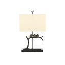 Currey & Company 6000-0240 Sparrow Table Lamp in Bronze/Black 1