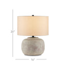 Currey & Company 6000-0272 Beton Table Lamp in Antique Earth 6