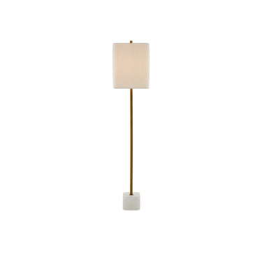 Currey & Company 6000-0293 Felix Table Lamp in Natural/Antique Brass 4
