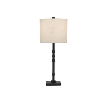 Currey & Company 6000-0344 Lohn Table Lamp in Mole Black 1