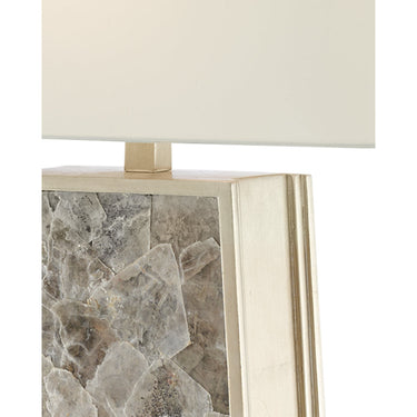 Currey & Company 6000-0429 Calloway Table Lamp in Light Mica/Silver Leaf 2
