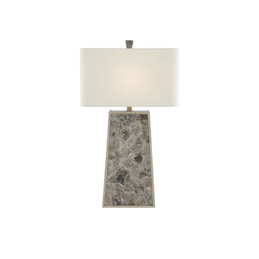 Currey & Company 6000-0429 Calloway Table Lamp in Light Mica/Silver Leaf 3