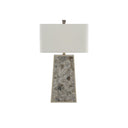 Currey & Company 6000-0429 Calloway Table Lamp in Light Mica/Silver Leaf 5