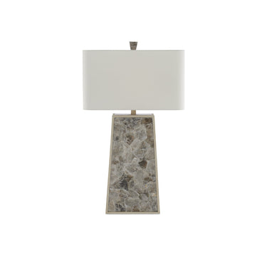 Currey & Company 6000-0429 Calloway Table Lamp in Light Mica/Silver Leaf 5