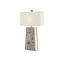 Currey & Company 6000-0429 Calloway Table Lamp in Light Mica/Silver Leaf 1