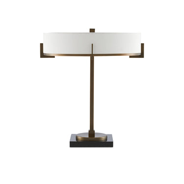 Currey & Company 6000-0438 Jacobi Table Lamp in Antique Brass/Black 4