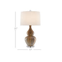 Currey & Company 6000-0462 Kolor Brown Table Lamp in Earth/Brown 4