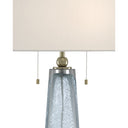 Currey & Company 6000-0498 Looke Table Lamp in Blue/Brass 2