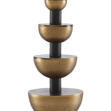 Currey & Company 6000-0509 Chastain Table Lamp in Antique Brass/Black 2