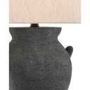 Currey & Company 6000-0537 Anza Table Lamp in Black Ash/Satin Black 2