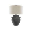 Currey & Company 6000-0537 Anza Table Lamp in Black Ash/Satin Black 3