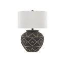 Currey & Company 6000-0539 Tattoo Table Lamp in Brewed Latte/Mole Black 3