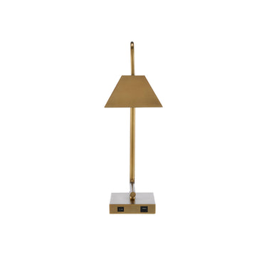 Currey & Company 6000-0565 Hoxton Brass Table Lamp in Light Antique Brass 4