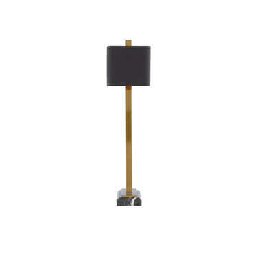 Currey & Company 6000-0566 Adorn Large Table Lamp in Antique Brass/Black 4