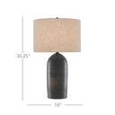 Currey & Company 6000-0572 Munby Table Lamp in Rust/Iron 4