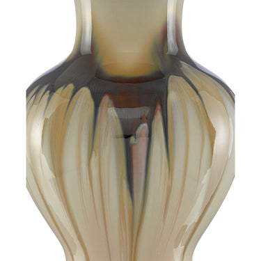 Currey & Company 6000-0580 Muscadine Table Lamp in Cream/Brown/Antique Brass 2