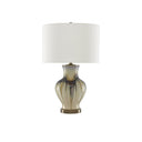 Currey & Company 6000-0580 Muscadine Table Lamp in Cream/Brown/Antique Brass 3