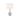 Currey & Company 6000-0581 Myrtle Table Lamp in White/Blue/Clear/Polished Nickel - Crescent Harbor