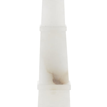 Currey & Company 6000-0595 Alabastro Table Lamp in Alabaster/Polished Nickel 2