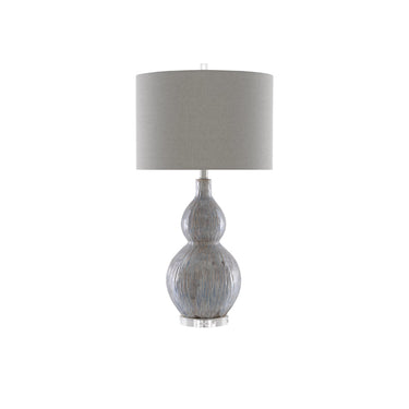 Currey & Company 6000-0610 Idyll Table Lamp in Gray/Blue/Taupe/Clear 3