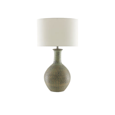 Currey & Company 6000-0611 Loro Table Lamp in Dark Moss Green/Gold 3