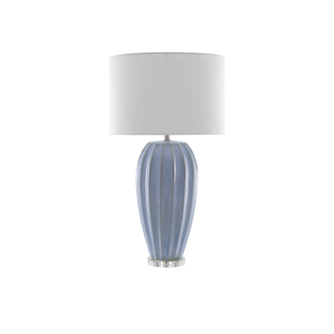 Currey & Company 6000-0616 Bluestar Table Lamp in Light Blue/Clear 3