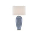 Currey & Company 6000-0616 Bluestar Table Lamp in Light Blue/Clear 1