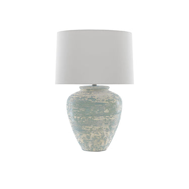 Currey & Company 6000-0617 Mimi Table Lamp in Aqua/Cream 3