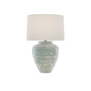 Currey & Company 6000-0617 Mimi Table Lamp in Aqua/Cream 1