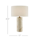 Currey & Company 6000-0656 Vespera Table Lamp in Antique Brass 5
