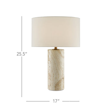 Currey & Company 6000-0656 Vespera Table Lamp in Antique Brass 5