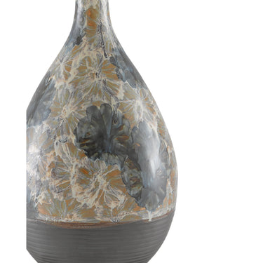 Currey & Company 6000-0658 Frangipani Table Lamp in Cream/Blue/Brown 2